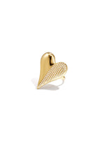 Little Bling Heart Ring -Goud - Online Bestellen Bij Niniforyou