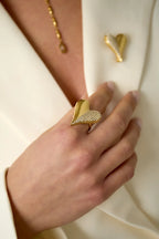 Little Bling Heart Ring - Voorbeeld- Online Bestellen Bij Niniforyou
