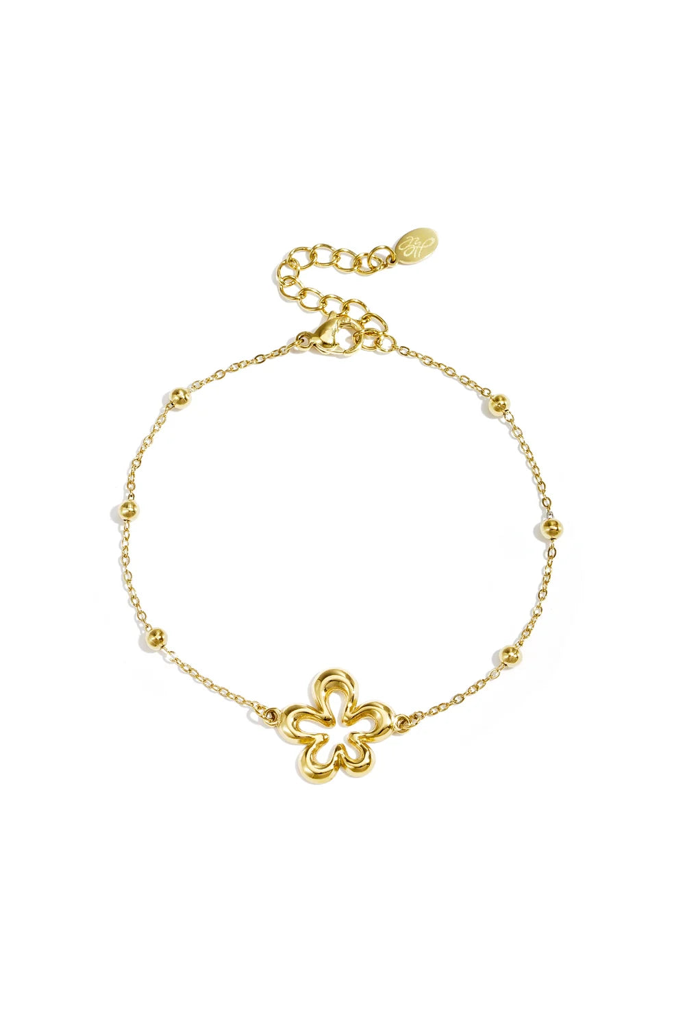 Little Blossom Links Armband - Goud - Online kopen bij niniforyou
