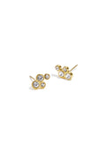 Little Stone knop oorbellen - goud - Online kopen bij niniforyou