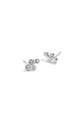 Little Stone knop oorbellen -zilver - Online kopen bij niniforyou