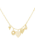 Loving links ketting - Goud kleur