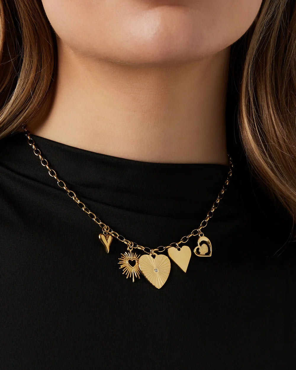 Loving links ketting - Goud kleur