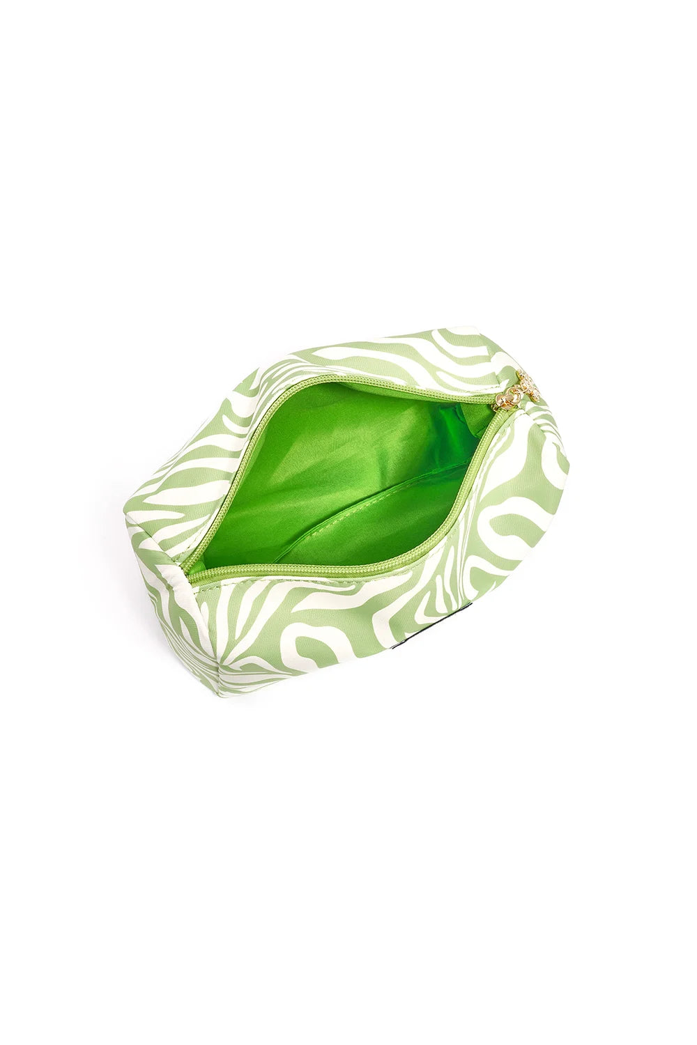 Make-uptas gemengde kleur - Groente - voorbeeld make-up tas open - online kopen bij niniforyou