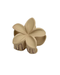 Mini Bloem Haar Klem 4cm – Kameel
