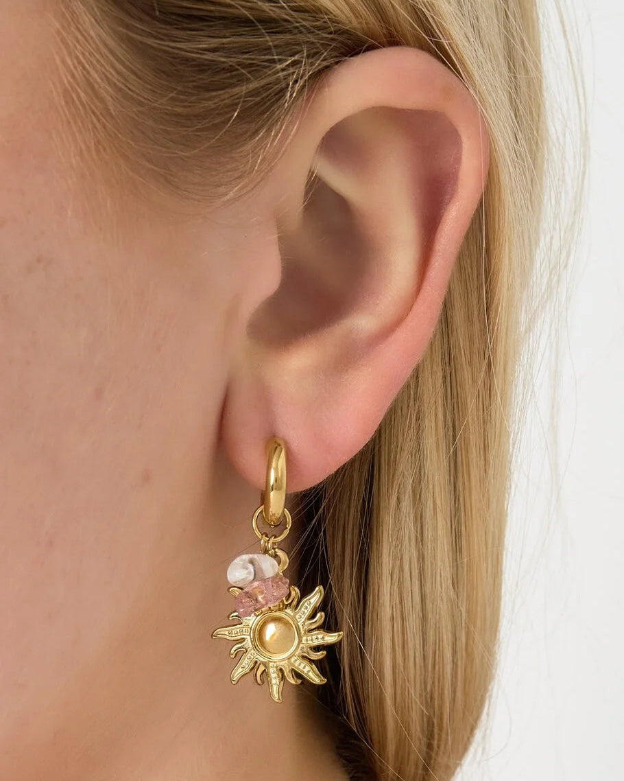 Oorbellen Zonneschijn Parels – Goud