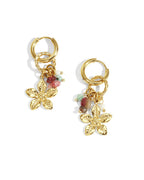 Oorbellen met Bloemen – Goud