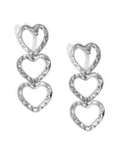 Oorbellen met Hartjes – Zilver