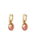 Oorbellen moon lover - Goud kleur