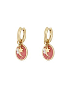 Oorbellen moon lover - Goud kleur
