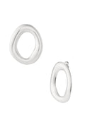 Ovale oorbellen van Oasis - Zilver - online kopen bij niniforyou