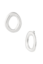 Ovale oorbellen van Oasis - Zilver - online kopen bij niniforyou