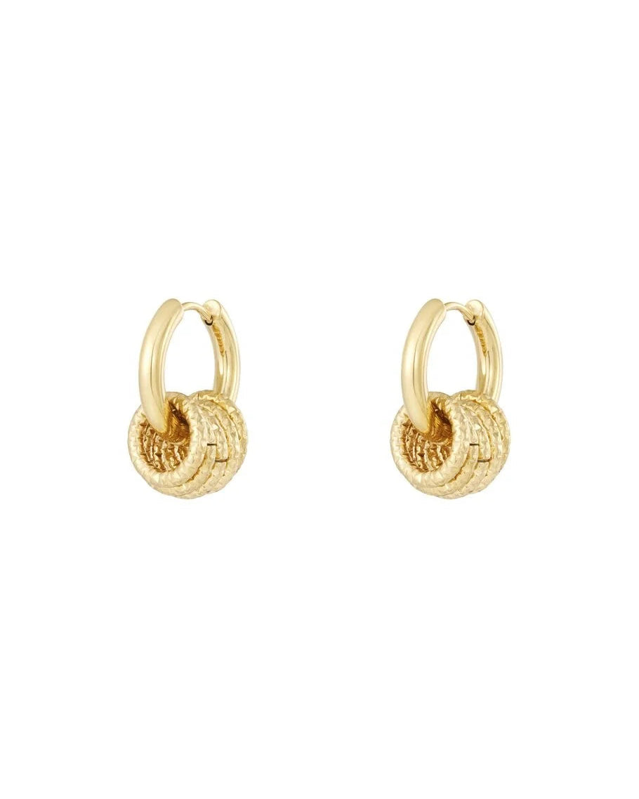 Put a Ring On It Oorbellen – Goud