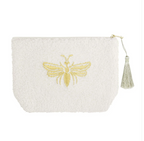 Trendy teddy make-up tas wit – perfect voor beauty essentials