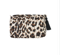 Compacte make-up tas luipaardprint – perfect voor onderweg