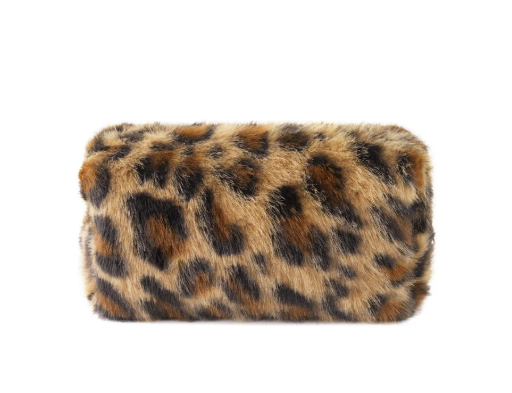 Trendy luipaard make-up tas voor dames – handig voor dagelijks gebruik