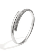Armband met strass - Zilver