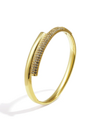 Armband met Strass  - Goud