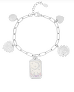 Magic Moon Bedelarmband – Zilver