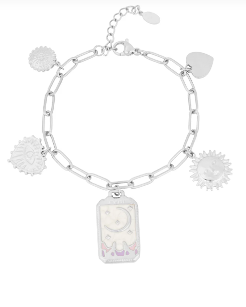 Magic Moon Bedelarmband – Zilver