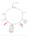 Tiny Moon Bedelarmband – Zilver