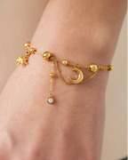 Trendy Moon Armband – Goud