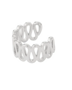 Ear cuff swirl - Zilver