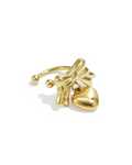 The Bowed Heart Ear Cuff