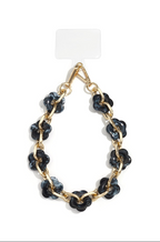 The Floral Telefoonkoord - Zwart