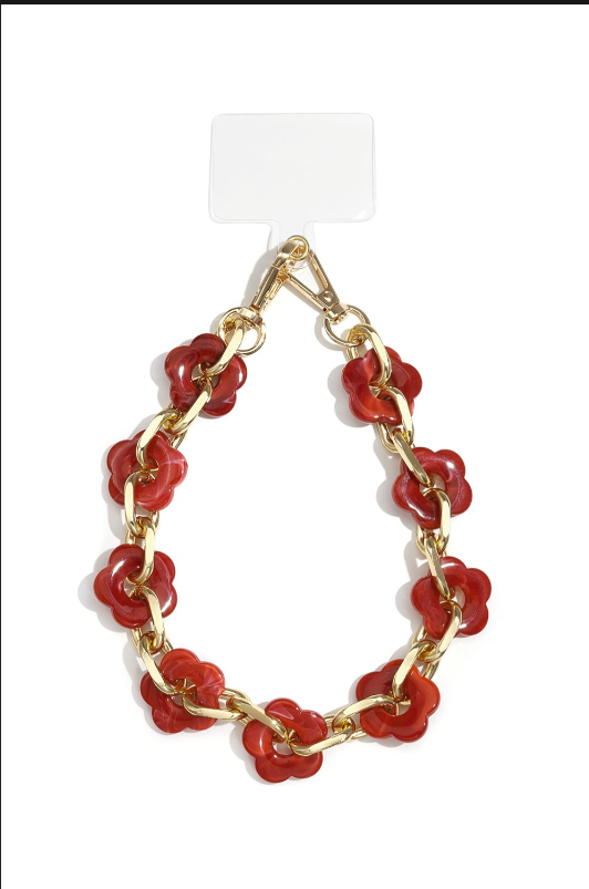 The Floral Telefoonkoord – Karmozijnrood