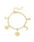 Shine bright armband - Goud kleur