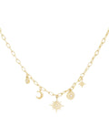 Shine bright ketting - Goud kleur