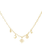 Shine bright ketting - Goud kleur