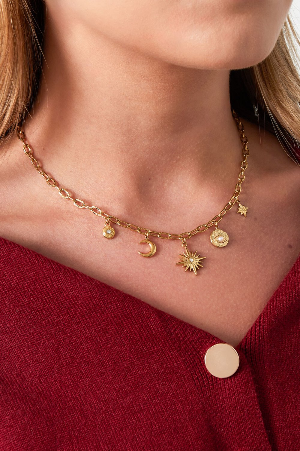 Shine bright ketting - Goud kleur