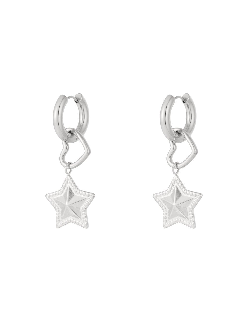 Soul Star Oorbellen – Zilver