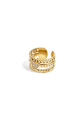 Sparkle Love Heart Statement Ring - Goud - online kopen bij niniforyou