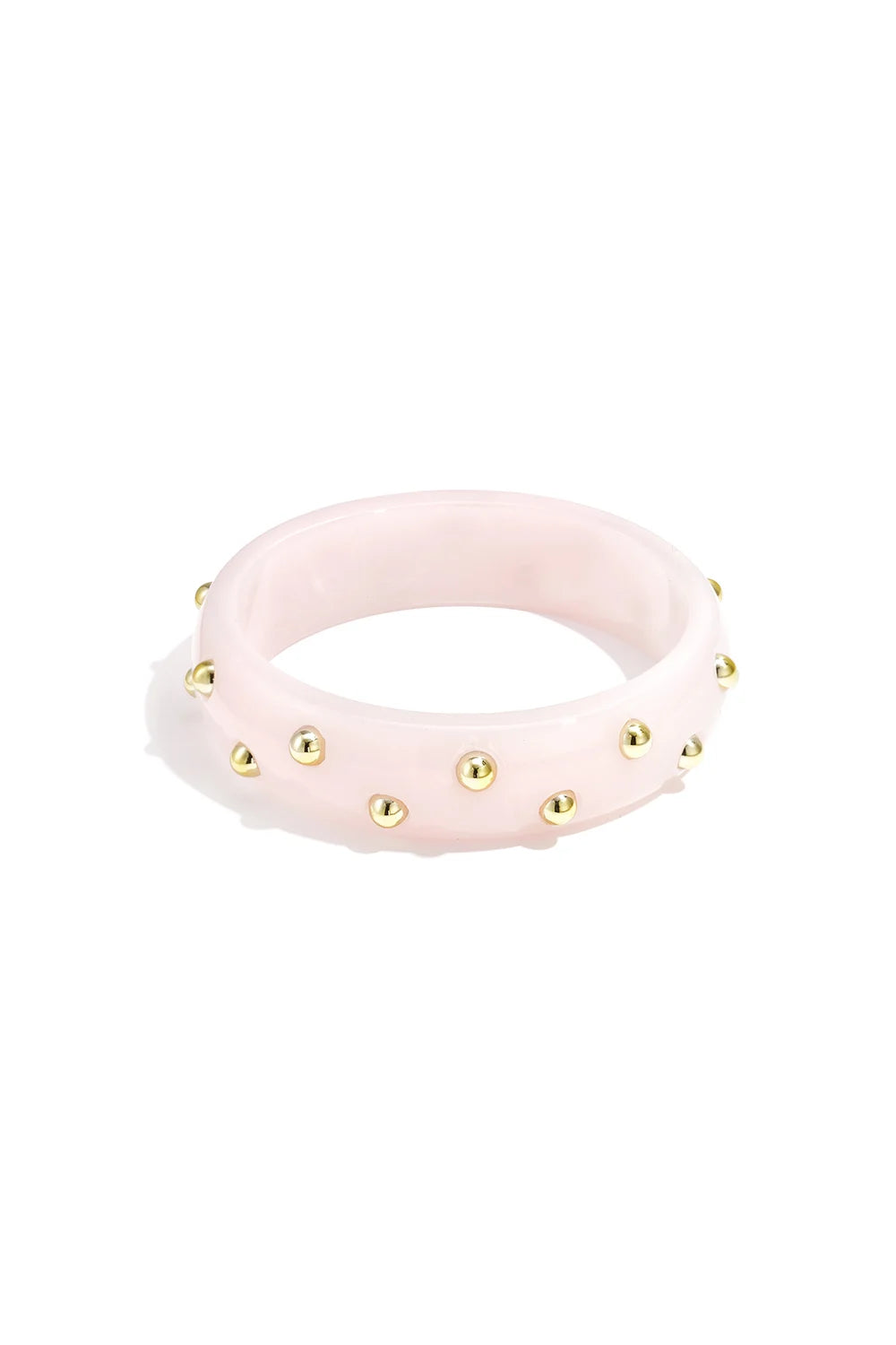 Statement armband met dots - goud roze - online bestellen bij niniforyou