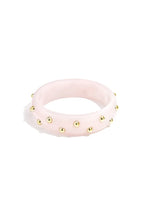 Statement armband met dots - goud roze - online bestellen bij niniforyou