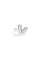 Statement ring funky hart - zilver