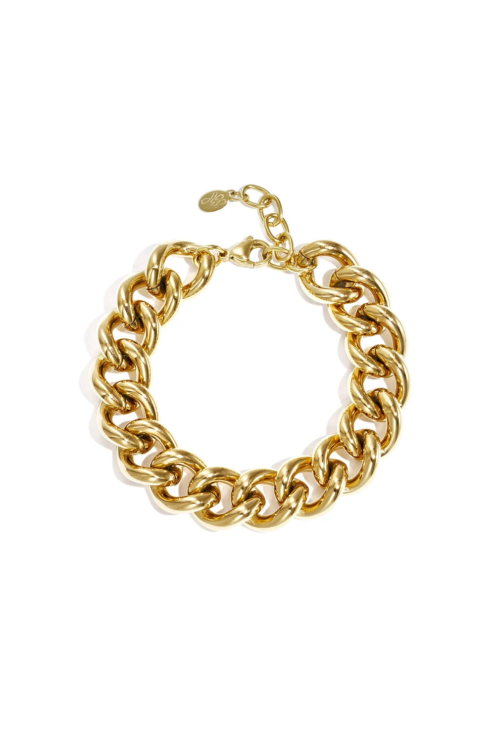 Statement schakelarmband - goud - online kopen bij niniforyou