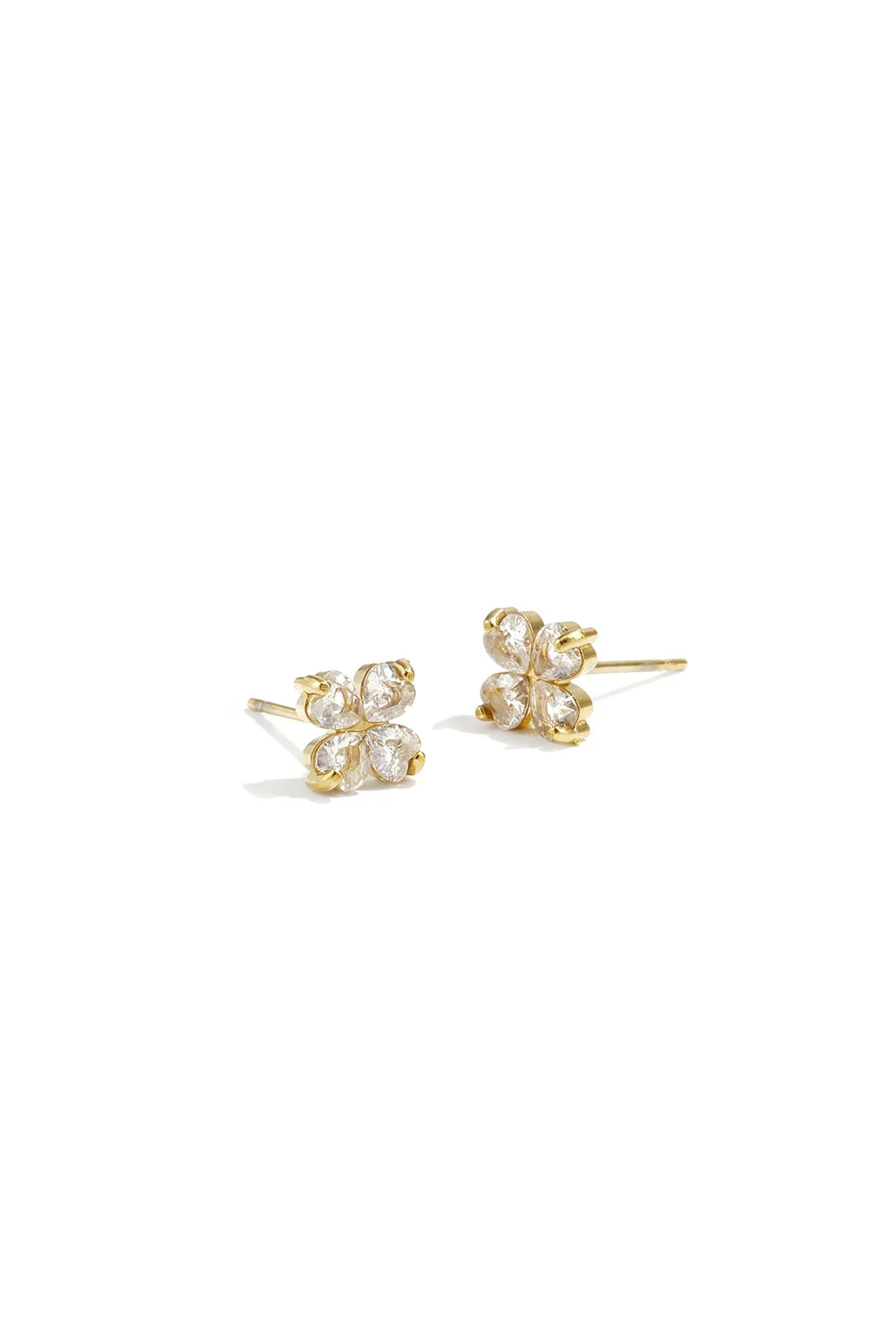 Strass Fortuna Studs - Goud - Online kopen bij niniforyou