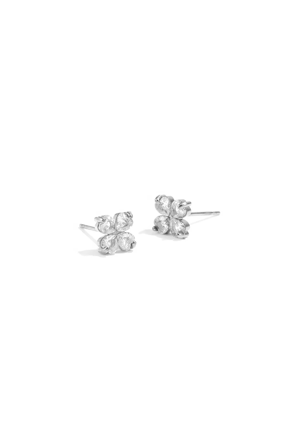 Strass Fortuna Studs - Zilver - Online kopen bij niniforyou