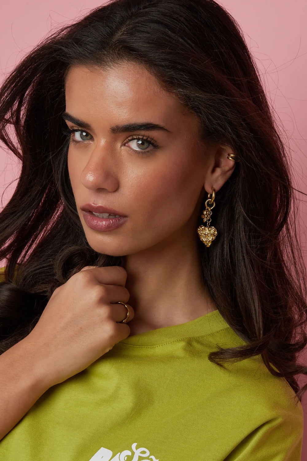 Sweet Seedless Heart Dames Oorbellen Goud - Online kopen bij niniforyou
