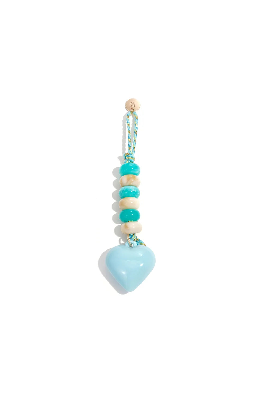 Tasbedel In Hartvorm groot Blauw