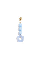 Tasbedeltjes met bloemmotief Blauw