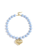 The Bonbon Heart - Blauw - Goud - Online kopen bij niniforyou