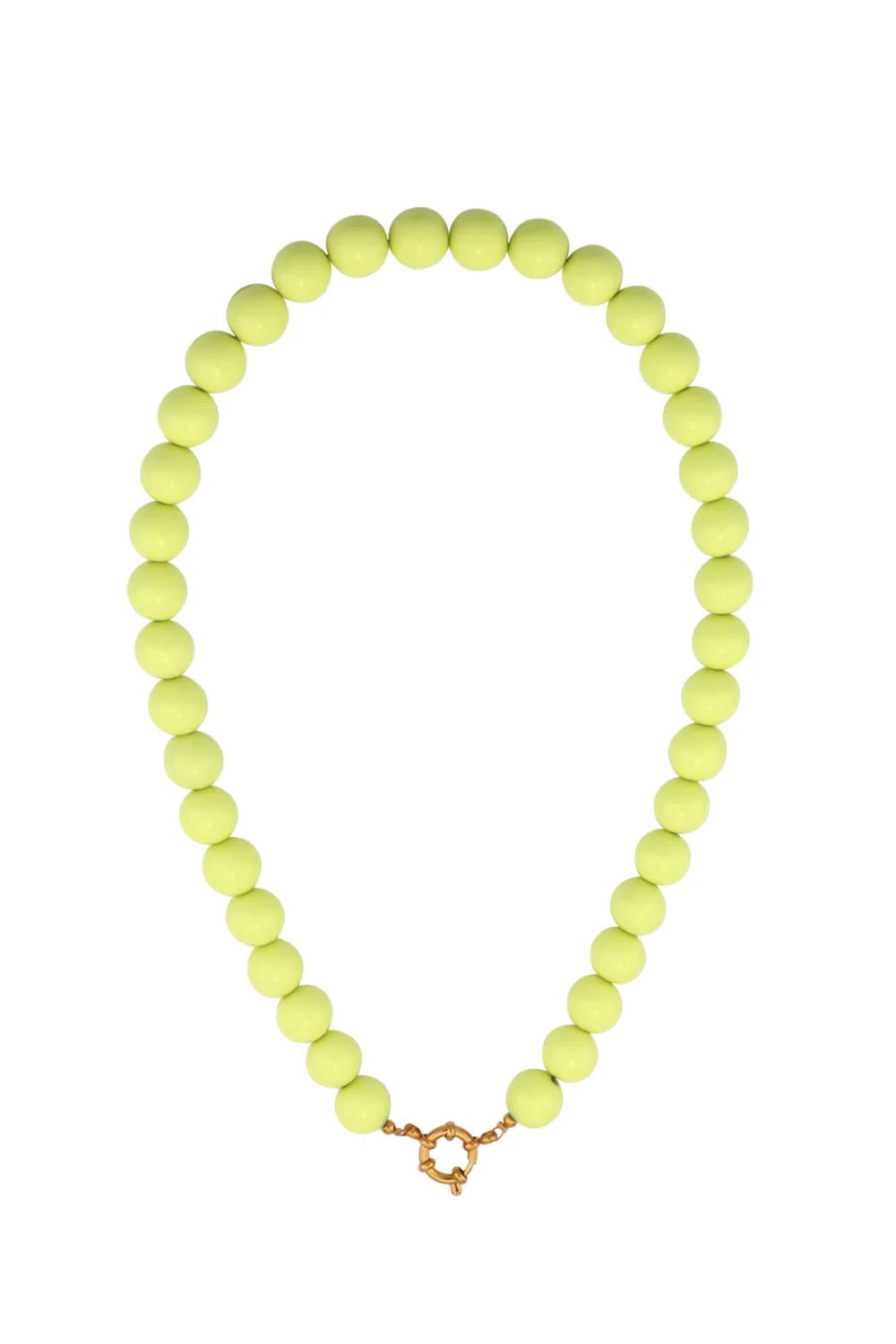 The Candy Beads Ketting - piekgroen