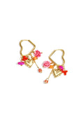 The Flower Candy Heart Oorbellen -Goud
