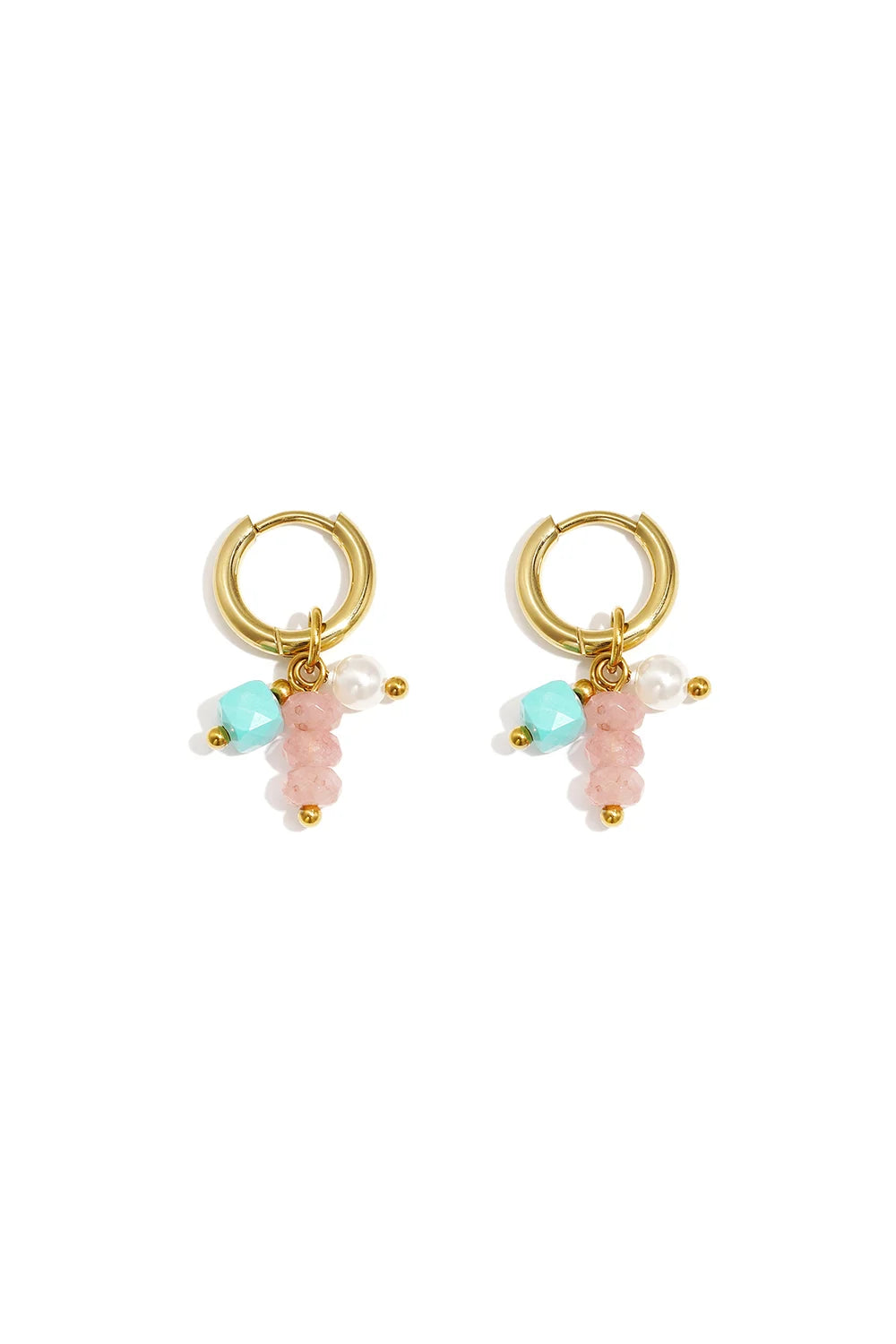 The Litte Candy Beads Oorbellen - Roze Goud