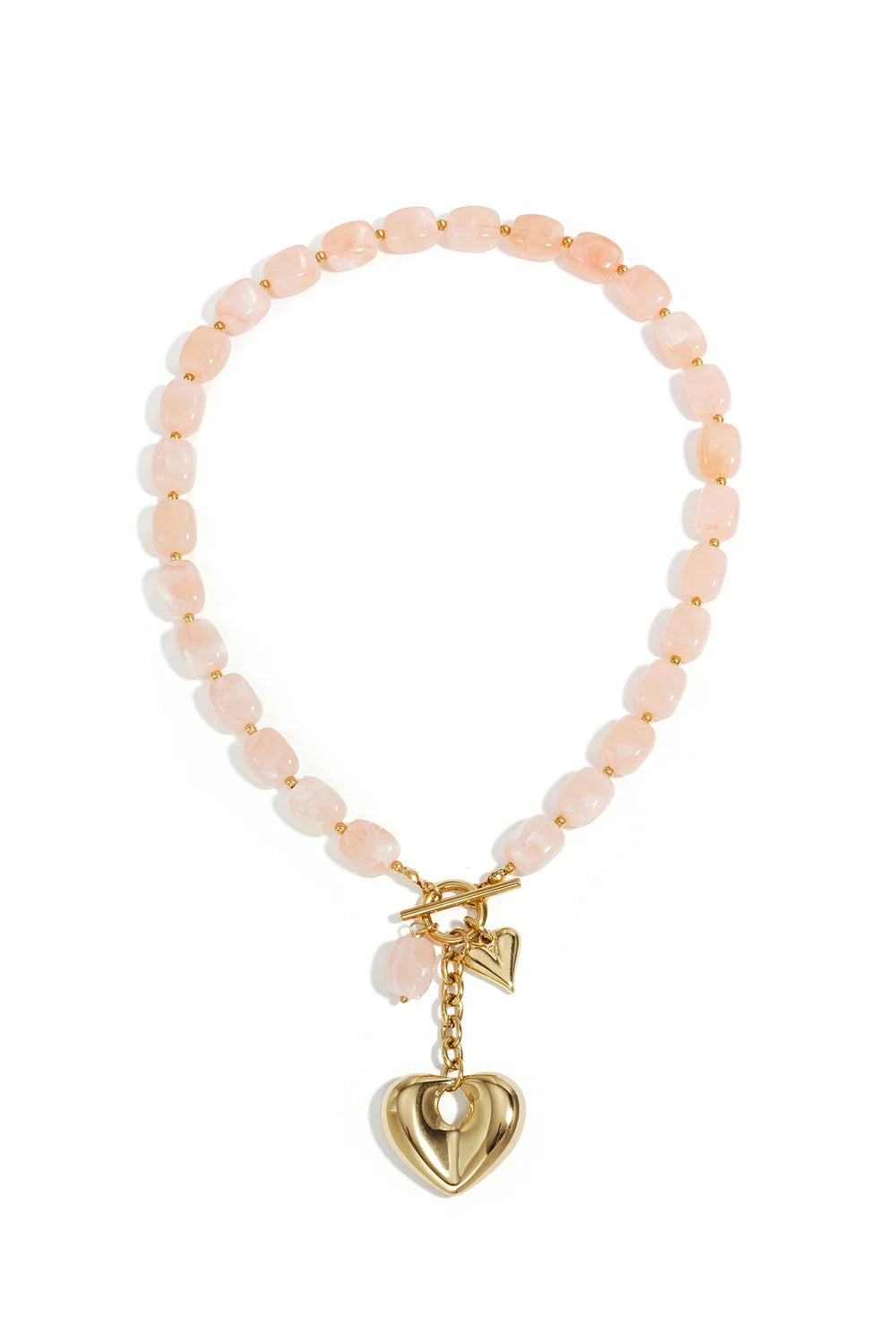 The Peach Praliné Ketting - Goud - Online kopen bij niniforyou